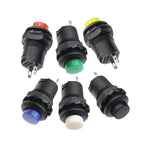 5/20/100PCS Latching/Momentary 12MM Round  Push Button Switch With Cable 20CM Self-Locking DS-428/427 Self-Resetting