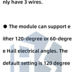 24W BLDC Motor Driver Module 5V-40V 2A Three-Phase PWM with Hall Sensor and Inductive Control