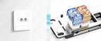 Denswire CAT6/CAT6A UTP RJ45 Keystone Jack Unshielded Ethernet Network Module Keystone Coupler 50μ Gold Contacts Dustproof Cover