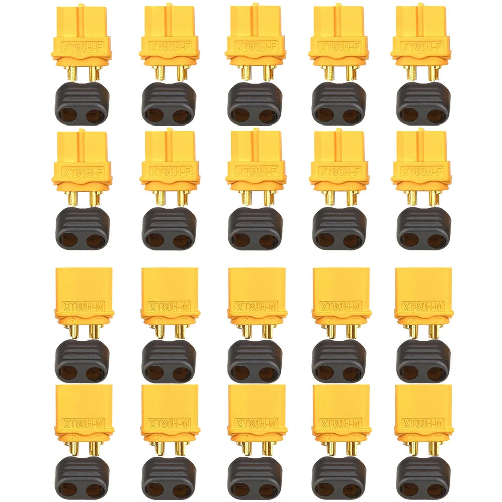Xt60  Female Bullet Connectors Plugs For Solar Panel Launch Start Charging System Neon Anderson Cable Golf Mk2 Kia Ceed