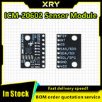 XRY ICM-20602 Sensor Module Replaces MPU-6050 with High-precision Six Axis Gyroscope Acceleration Module DC3.3-5V For Smart Car