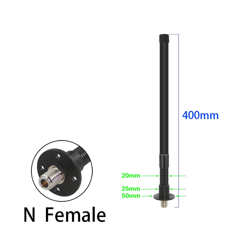 NB IoT Module 868/915/868-915 MHz with Spring-Damping Flange Fiberglass for LoRa HaLow Hotspot Antenna Female