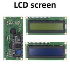 1PCS,1602 I2C LCD Module Blue / Yellow Green Screen 16x2 Character LCD Display 5V PCF8574 PCF8574T IIC Adapter Llate for Arduino