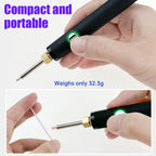 650mAh LED Digital Display 510 Interface Electric Soldering Iron Power Supply USB Battery Wireless Soldering Iron Accessories
