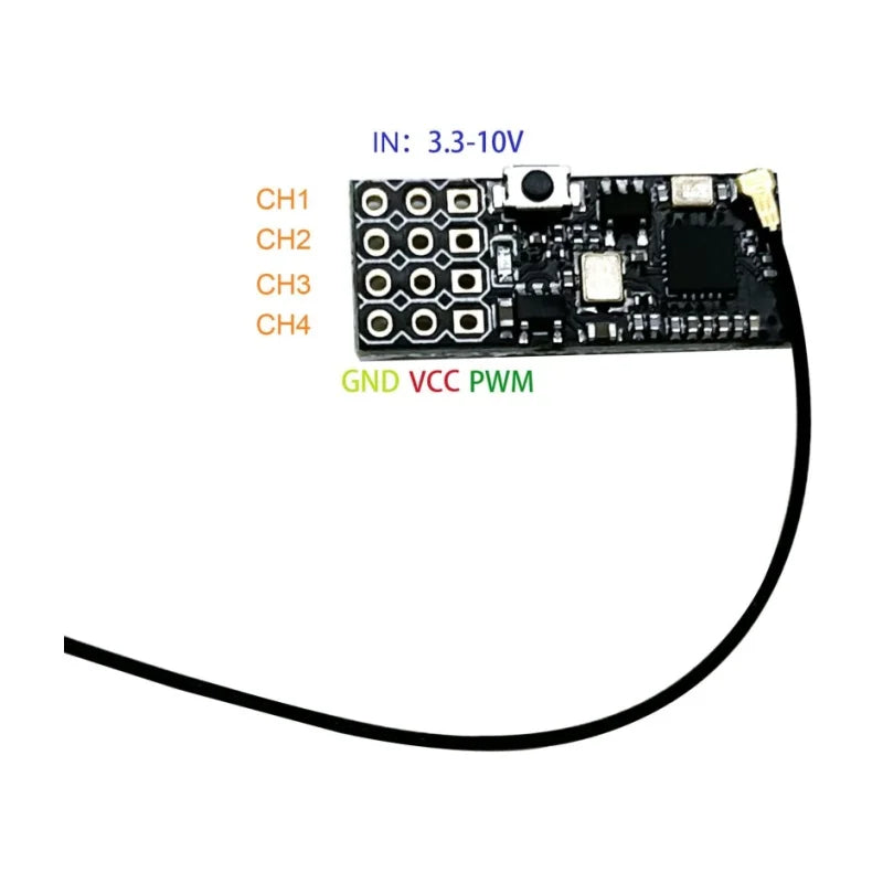 FLYSKY FS2A 4CH AFHDS 2A Receiver Mini Compatible  PWM Output for FS-i6 FS-i6X FS-i6S Transmitter RC Quadcopter