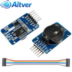 DS3231 AT24C32 IIC RTC Real Time Clock Module High Accuracy Memory Module with Dupont Cable for Arduino Raspberry Pi DIY Electro