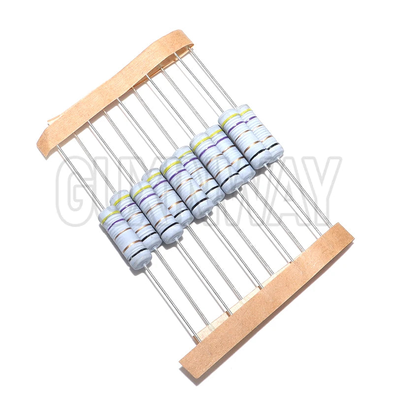 10pcs 3W 5% Wire Wound Resistor Fuse Winding Resistance 0.1R 0.1 0.15 0.22 0.33 0.47 0.5 1 2.2 4.7 6.8 10 22 33 47 51 68 100 ohm