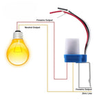 △ 1Pcs Auto On/Off Photocell Street Light Switch Waterproof Photo Control Sensor Switch AC220V 10A Automatic Switch