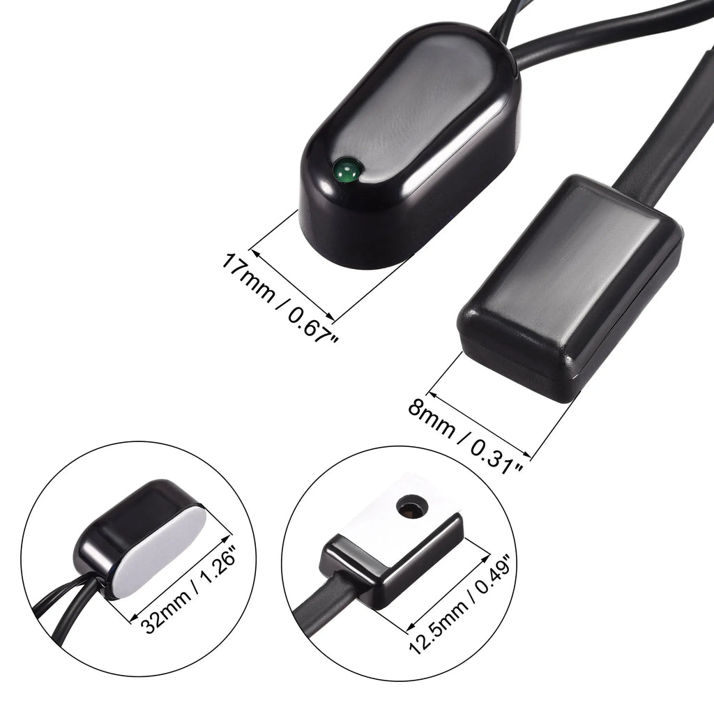Uxcell Infrared IR Extender Cable Single Receiver and Emitter Repeater System USB Wire Adapter