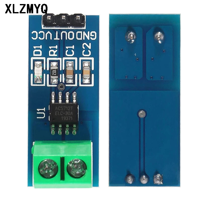 10pcs ACS712 5A 20A 30A Hall Current Sensor Module ACS712 Model For Arduino AC DC Current Detection Board DIY Electronic Kit