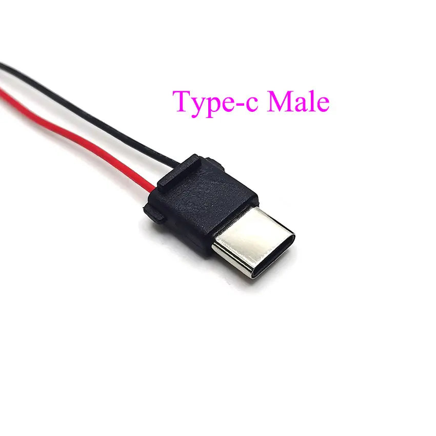 1pcs Type-C male with resistor and capacitor 8pin type c usb c connector For Huawei/xiaomi Dedicated For iphone power bank