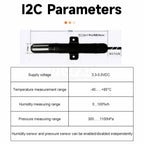 BME280 High Precision Temperature and Humidity Sensor Probe Cable 1M 2M 3M 5M Digital Sensor I2C or RS485 Waterproof Shield