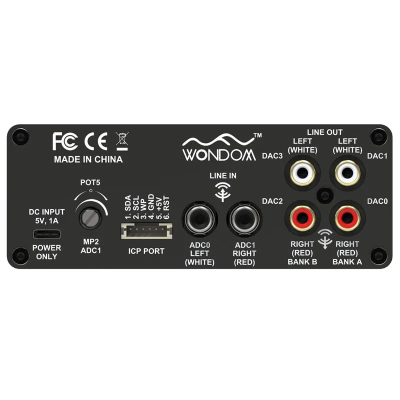 ADAU1701 2.1 4.0 DSP Digital Signal Processing Preamp 2-in 4-out Tone Board Digital Crossover Adjustment With Sigmastudio
