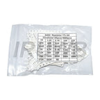 660pcs 1% SMD Chip Resistor Assorted Kit 0603 0805 1206 0402 0201 1R - 1M ohm 33valuesX20pcs Resistance Sample Set