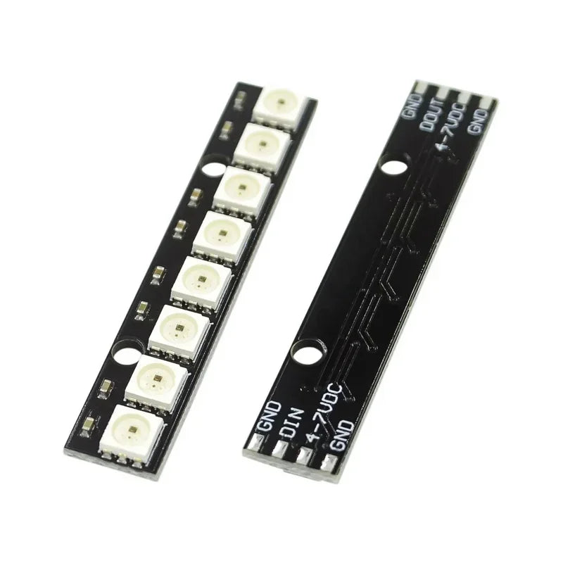 1-10pcs WS2812 RGB LED Ring 1Bit 8Bit 12Bit 16Bit 24Bit WS2812 5050 RGB LED Integrated Drivers