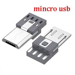 MICRO MINI 5P Type-C USB To Dip PCB Converter Adapter 90 Degree Right Angle Breakout Board Repair Welding Socket Connector Port