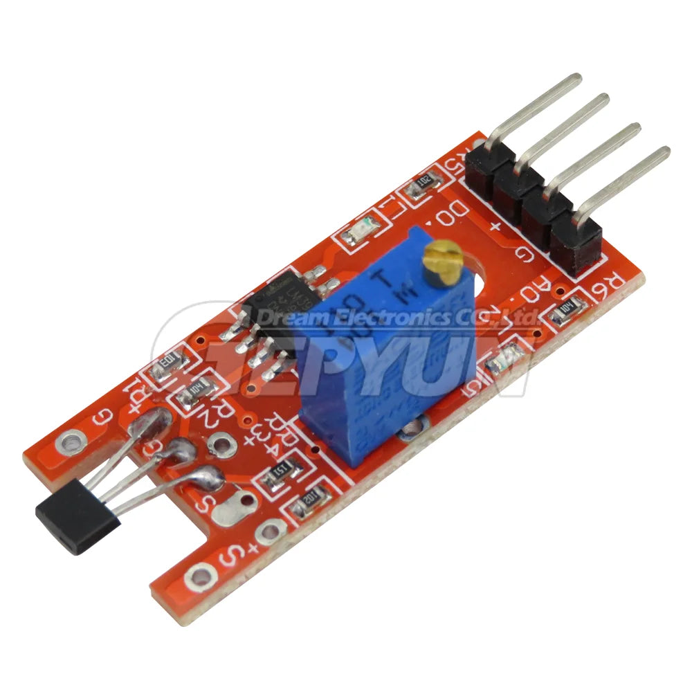 KY-024 Speed Sensor Module Smart Electronics 4pin KY024 Linear Magnetic Hall Switches Speed Counting Sensor for Arduino