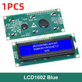 DIYTZT 1/3PCS LCD1602 1602 module Blue green screen 16x2 Character LCD Display Module HD44780 Controller blue blacklight
