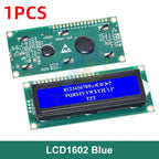 DIYTZT 1/3PCS LCD1602 1602 module Blue green screen 16x2 Character LCD Display Module HD44780 Controller blue blacklight