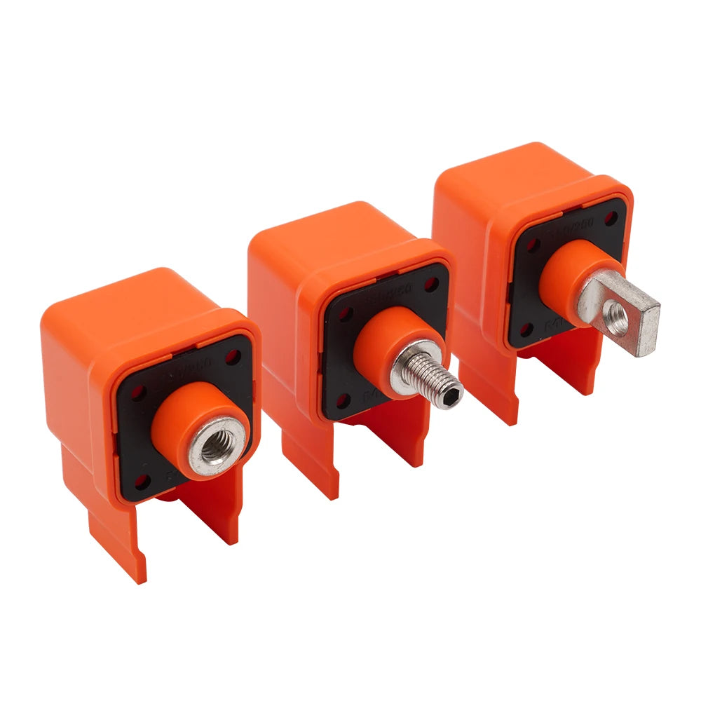 2pcs 150A 250A 350A MEB High Quality Through-wall Type High Current Lithium Battery Copper Connector New Energy Storage Terminal