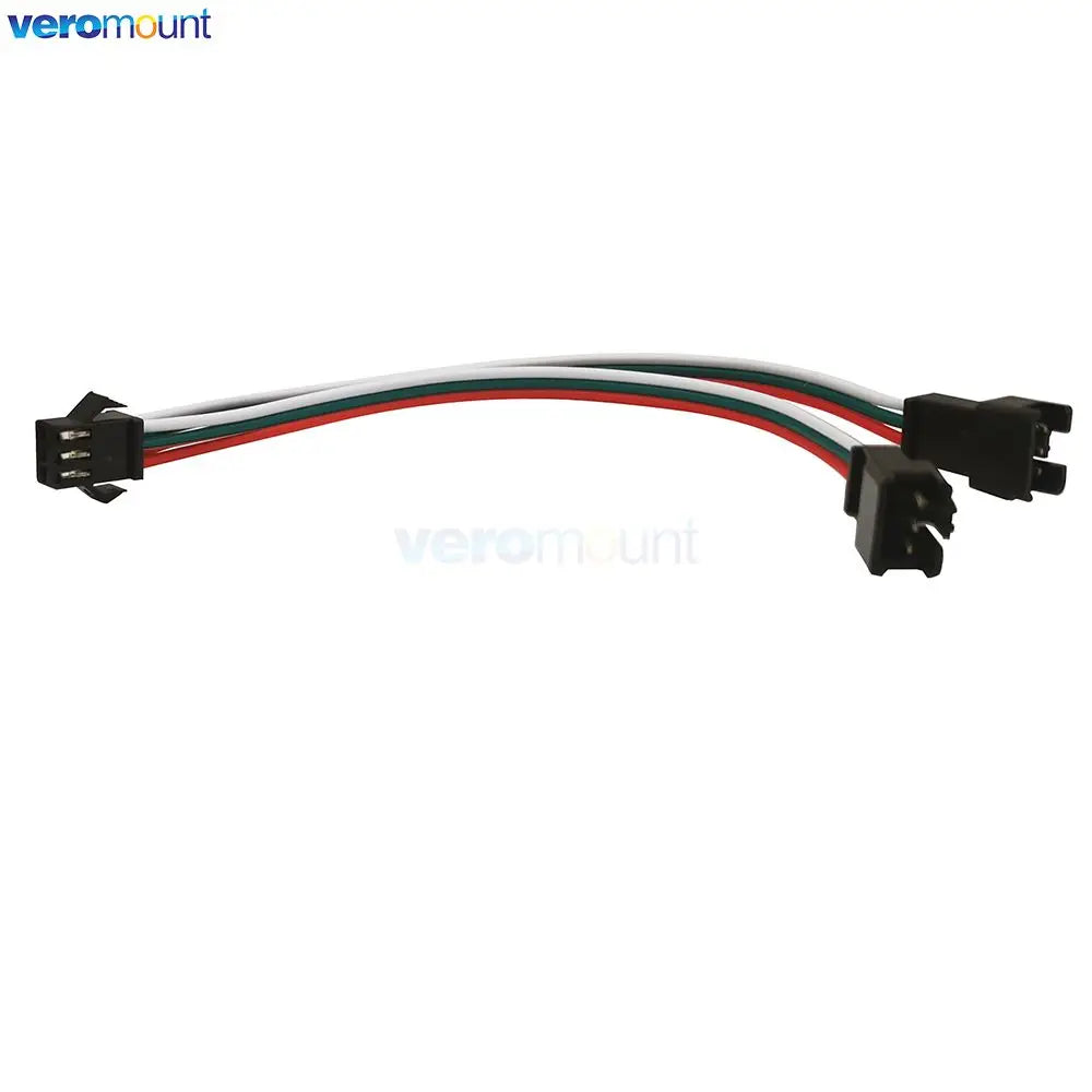 2Pin 3Pin 4Pin SM Splitter Connector 1 to 2 3 4 LED Connector JST Male Female Connector Wire Cable For WS2812 LED Strip Light