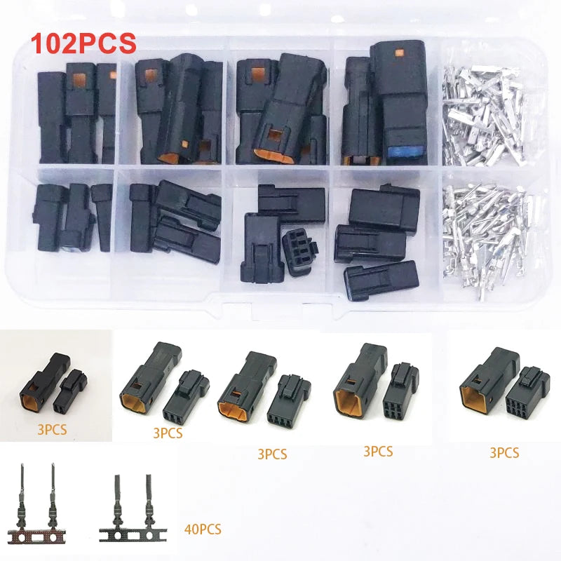 2P 3P 4P 6P 8P 0.6 MM Waterproof Wire Connector Plug Male And Female Socket With Cable JST JWPF Electrical Connectors