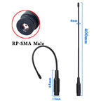 Rp-SMA Male 2.4G Antenna 2400-2500MHz High Gain Soft Antenna External WIFI Router Bluetooth Wireless Network Card Module Antenn