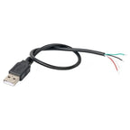 1/2/5PCS DIY USB Power Supply Cable 30cm USB 2.0 A Female Male 2/4 Pin Wire Jack Charger 5V Charging Cord Extension Connector