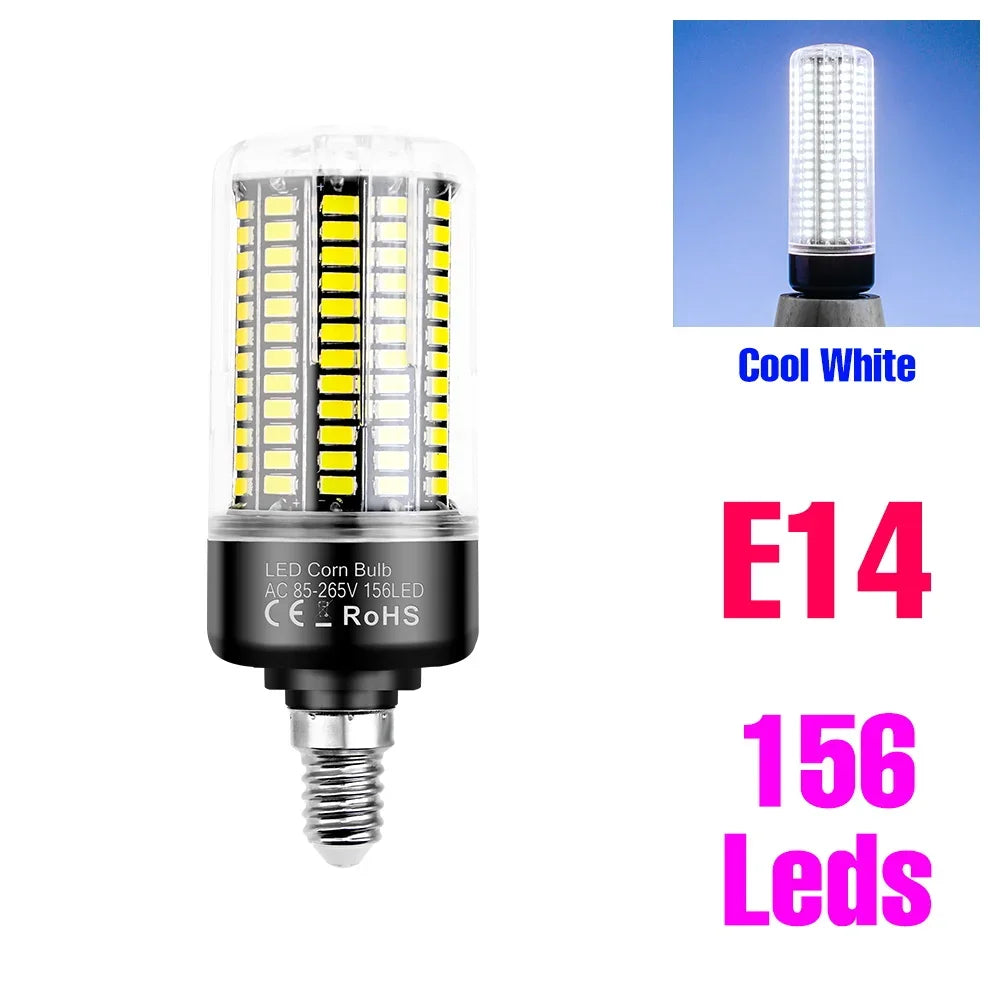 30W LED Indoor Corn Bulb E27/E26 Ceiling Lamp Bulbs E14 Spotlight B22 Living Room Bedroom Kitchen Washroom 220V Home Lighting