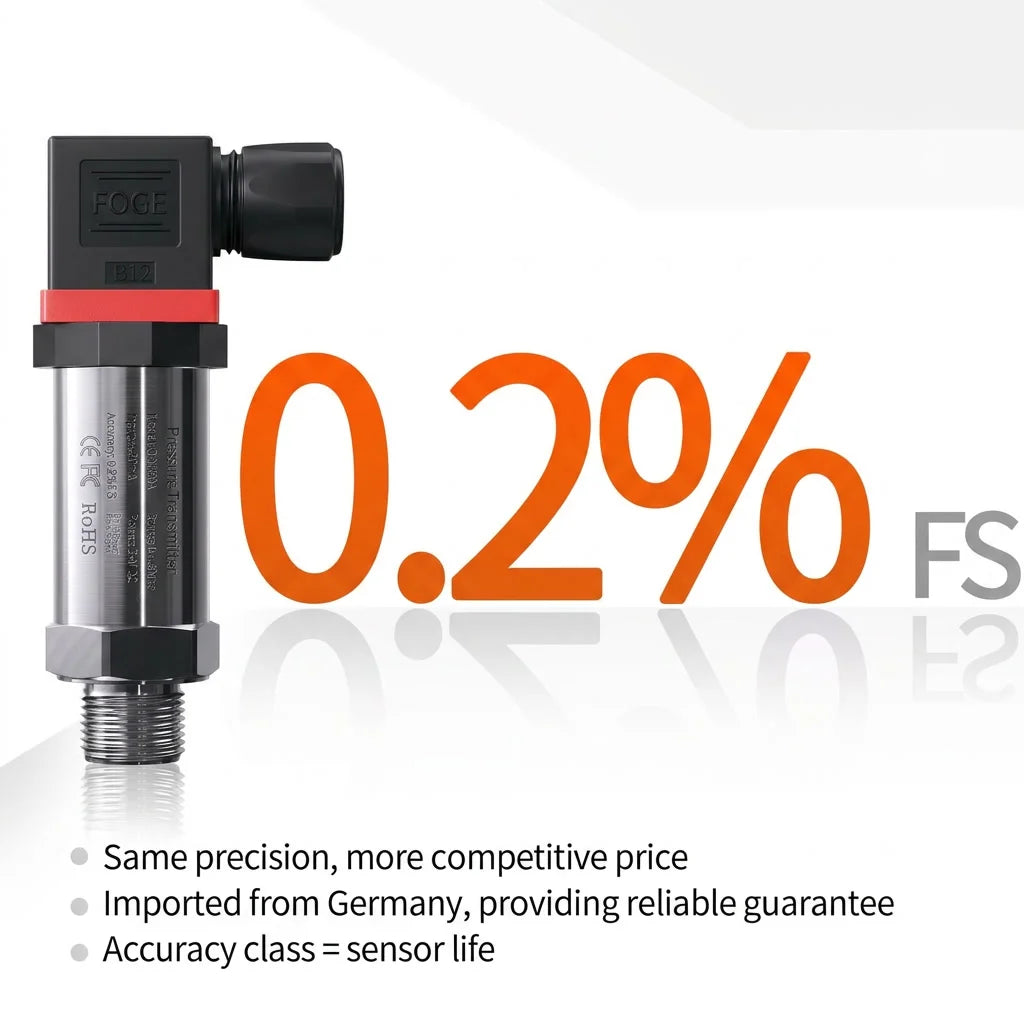 NPT1/4 Pressure Sensor Transmitter 4-20mA Hersman 0-1000bar 200bar -1bar 1bar Smart Hydraulic Pressure Transducer Gauge 0-5V