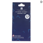 【C】Thermalright Non-Conductive GPU Water Cooling Thermal Pad 12.8W/mk Thickness Options 0.5mm to 3.0mm for Card Mat