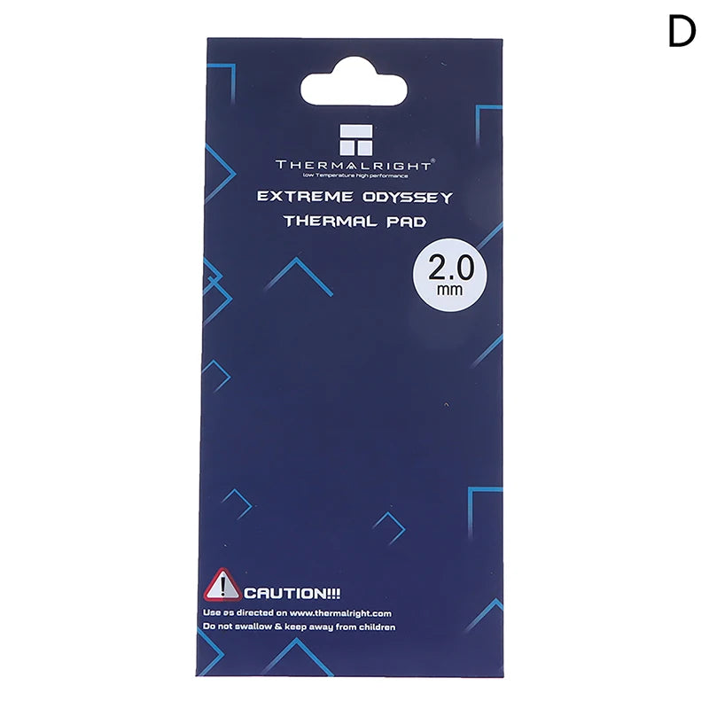 【C】Thermalright Non-Conductive GPU Water Cooling Thermal Pad 12.8W/mk Thickness Options 0.5mm to 3.0mm for Card Mat