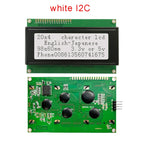 2004A 20x4 IIC I2C LCD Display Blue White Green Screen RGB Backlgiht Black Character 3.3V or 5V 98X60mm