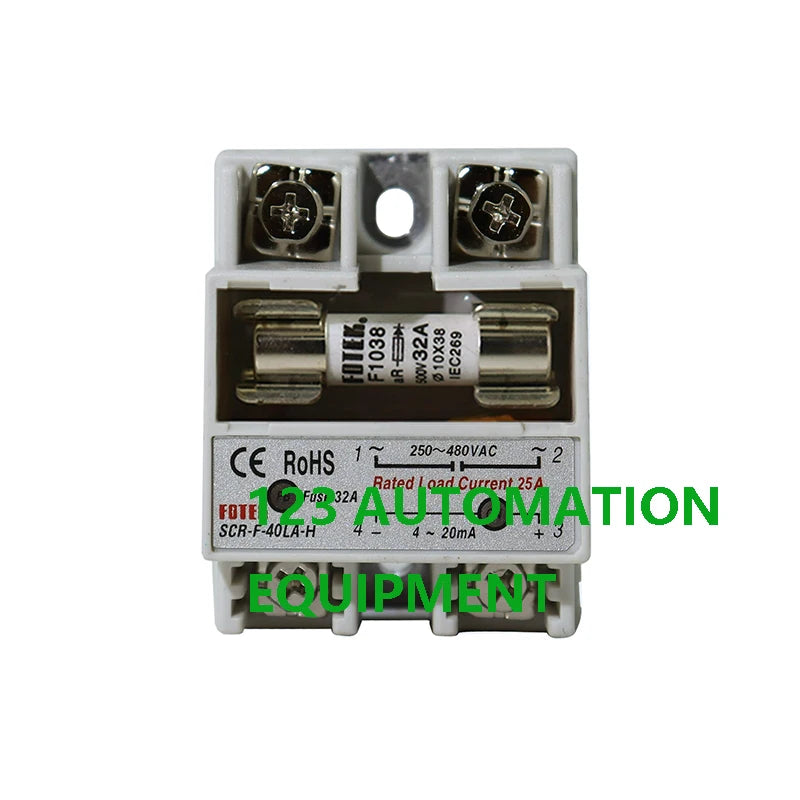 Authentic New FOTEK SSR-F-10DA 25DA 40DA 10DA-H 25DA-H 40DA-H  SCR-F-25LA 40LA 25LA-H 40LA-H Safe Type Small Solid State Relay