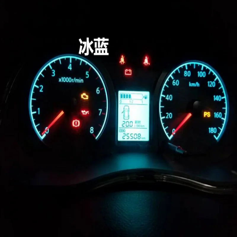 50PCS  3528 4pin LED Lamp Bead White Red Yellow Green Blue Light Bright 1210 Imported Automobile Instrument Pane Lamp