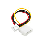 Big 4 Pin Molex to Small 4Pin Convert Cable FDD Floppy Disk Drive Power Supply Wire Computer IDE to Power Connection Plug Cord