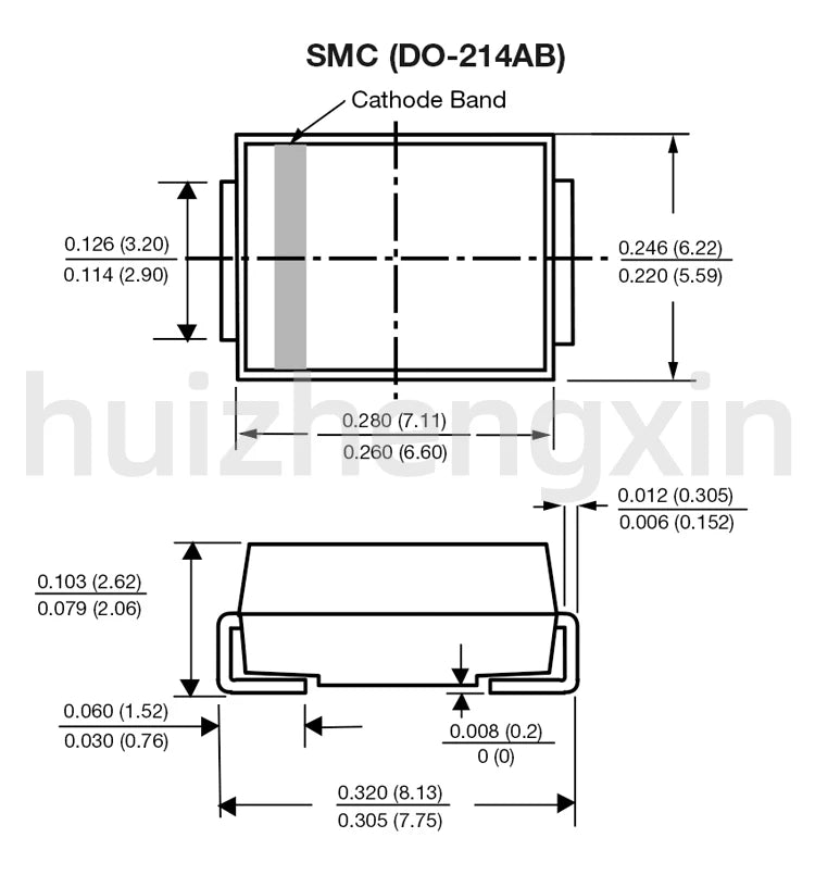 10PCS 1.5SMC6.8A 7.5 8.2 9.1 10 11 12 13 15 16 18 20 22 24 27 30 33 36 39 43 47 51 56 62 68A Unidirectional TVS diode