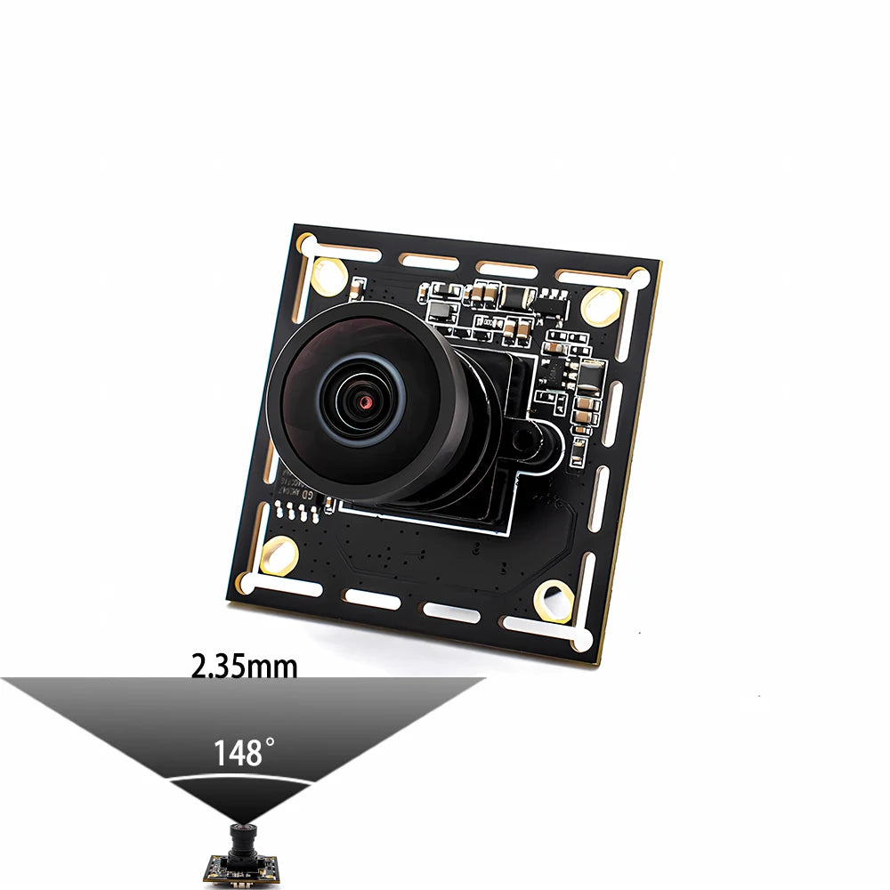 WGWK 1080P 90FPS Global Shutter High Frame Rate AR0234 USB Camera Industrial Module UVC Plug Play With No Distortion M12 Lens
