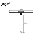 Flywoo ELRS 2.4g Minimortal PCB T Antenna UFL Minimortal T Antenna 40mm/60mm/100mm IPEX/IPX for ExpressLRS RX24T SuperD ELRS