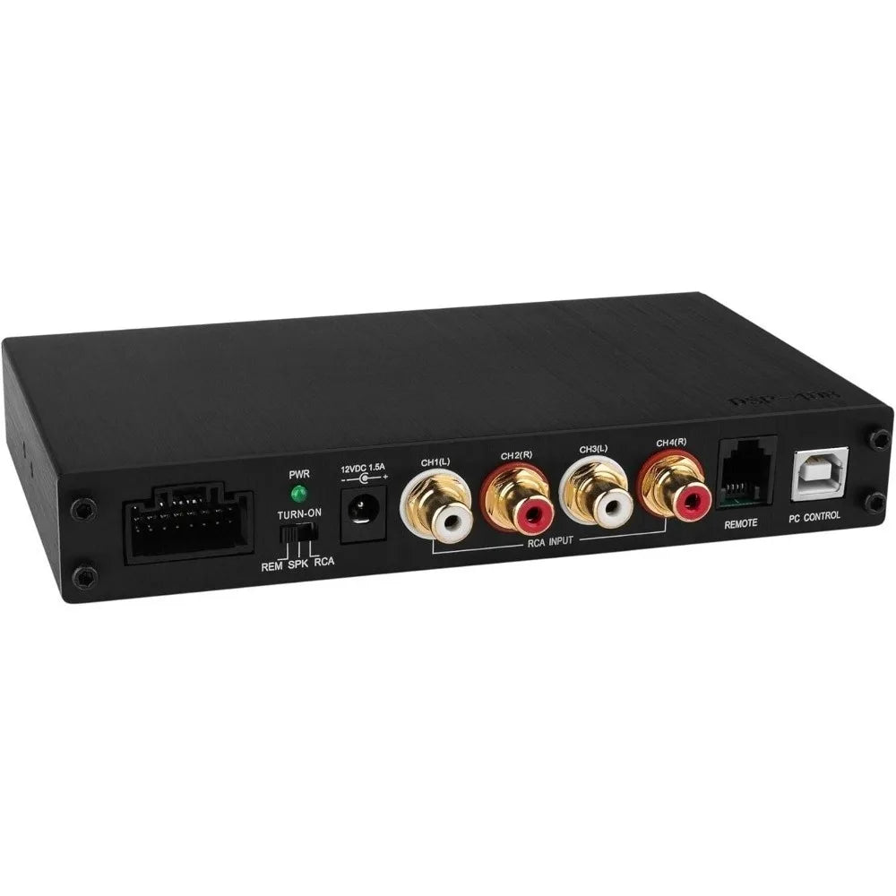 DSP-408 4 In 8 Out Digital Signal Processor Audio Equalizer Crossover Time Alignment