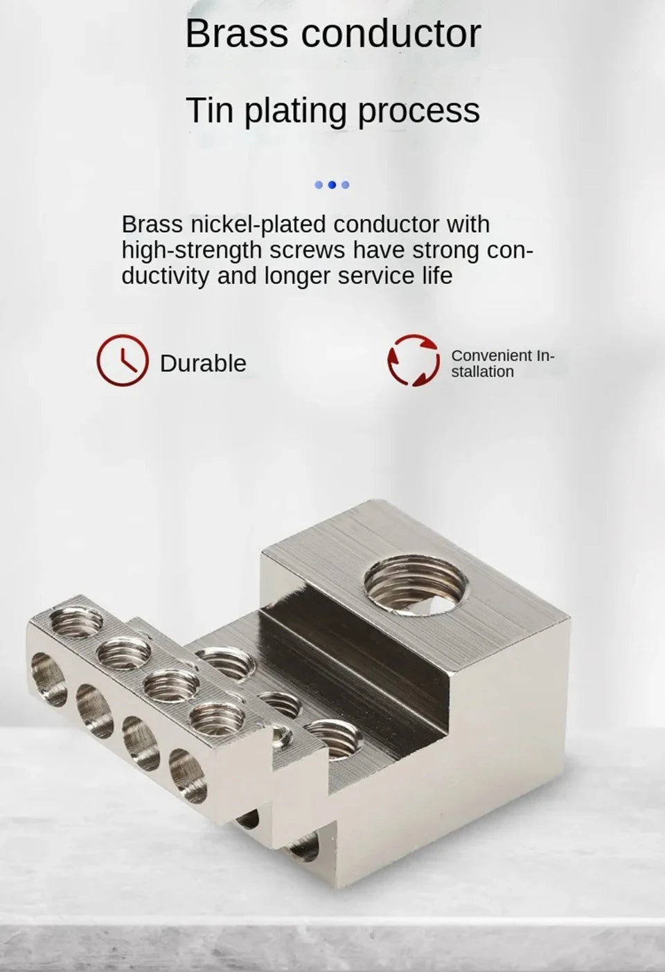 Din Rail Terminal Block UKK 80A/125A/160A/250A/400A Distribution Box One In Several Out Unipolar Junction Box Wire Connector