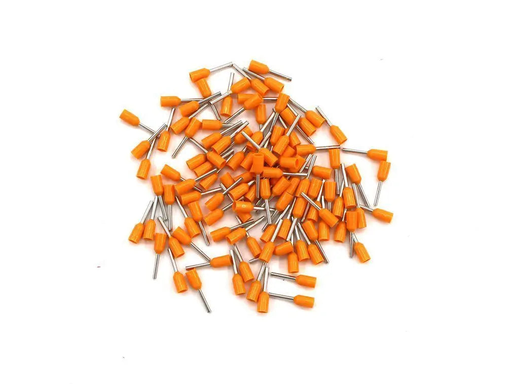 1000PCS Insulated Ferrules Terminal Block E0508 E7508 1008 1508 Cord End Wire Connector Electrical Crimp Terminator Cold Pressed