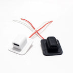 1Pcs 20V 3A USB Type-C Waterproof USB Connector Direct Compression Female Base Female Socket Charging Interface With 24AWG