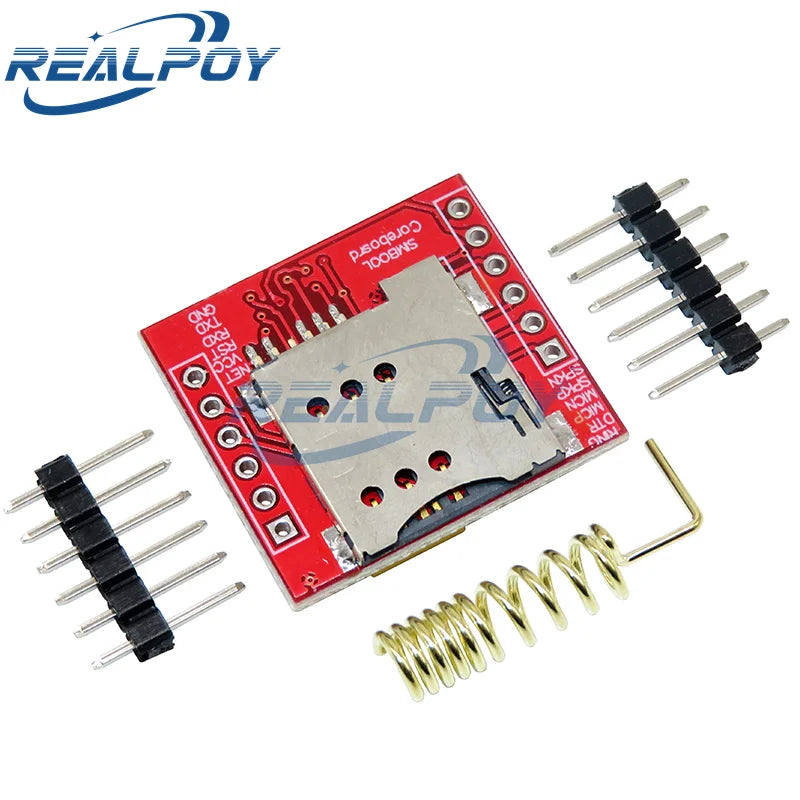 SIM800L V2.0 5V Wireless GSM GPRS MODULE Quad-Band W/ Antenna Cable Cap