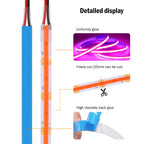 1M-5M USB COB LED Strip Light 5V 320leds/M COB Light Tape TV Mirror Backlight Kitchen Room Night Lighting Red/Blue/Green/White