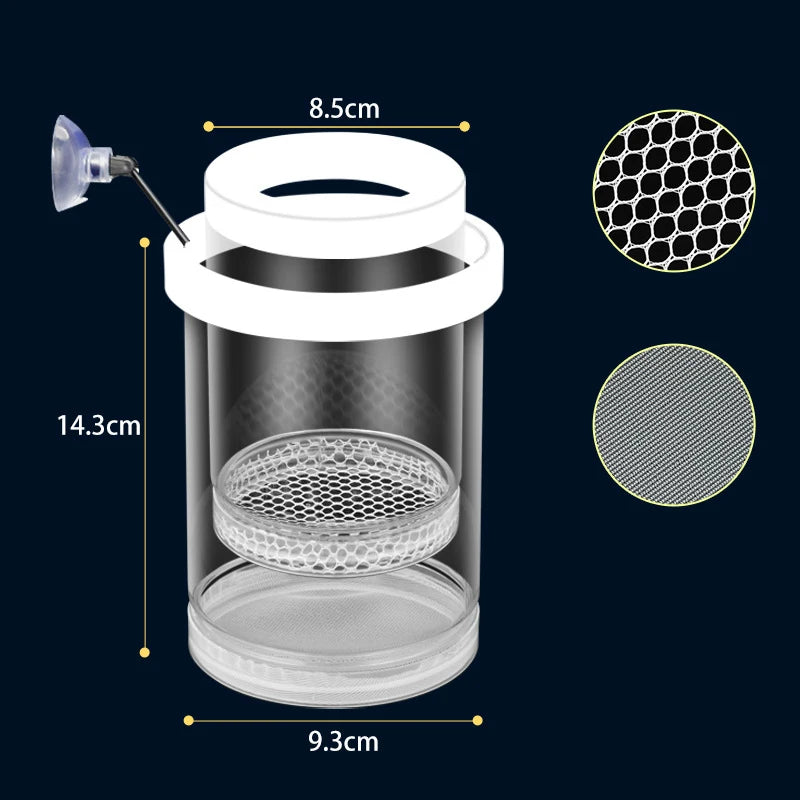 Hot Sale Floating Fish Breeding Isolation Box Aquarium Fish Tank Hatching Incubator Hatching Incubator Feeder Aquarium Hatchery