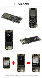 T-PCIE Development Board 4G Wireless RF Applications SIM7600 ESP32-WROVER-E WIFI Module for IoT Projects