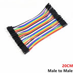 Dupont Line 10CM 20CM 30CM 40Pin Male to Male + Male to Female and Female to Female Jumper Wire Dupont Cable for Arduino DIY KIT