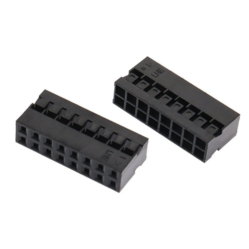 20/50pcs 2.0mm Pitch Double Row Dupont Connector Housing, 2x2P-2x8P Plastic Shell Wire to Board Header