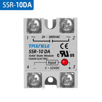 Single Phase Solid State Relay SSR-40DA SSR-25DA SSR-10DA DC To AC 3-32VDC Input 24-380VAC Output Solid State Relay